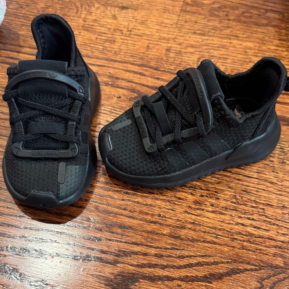 Adidas Kids All-Black Sneakers
